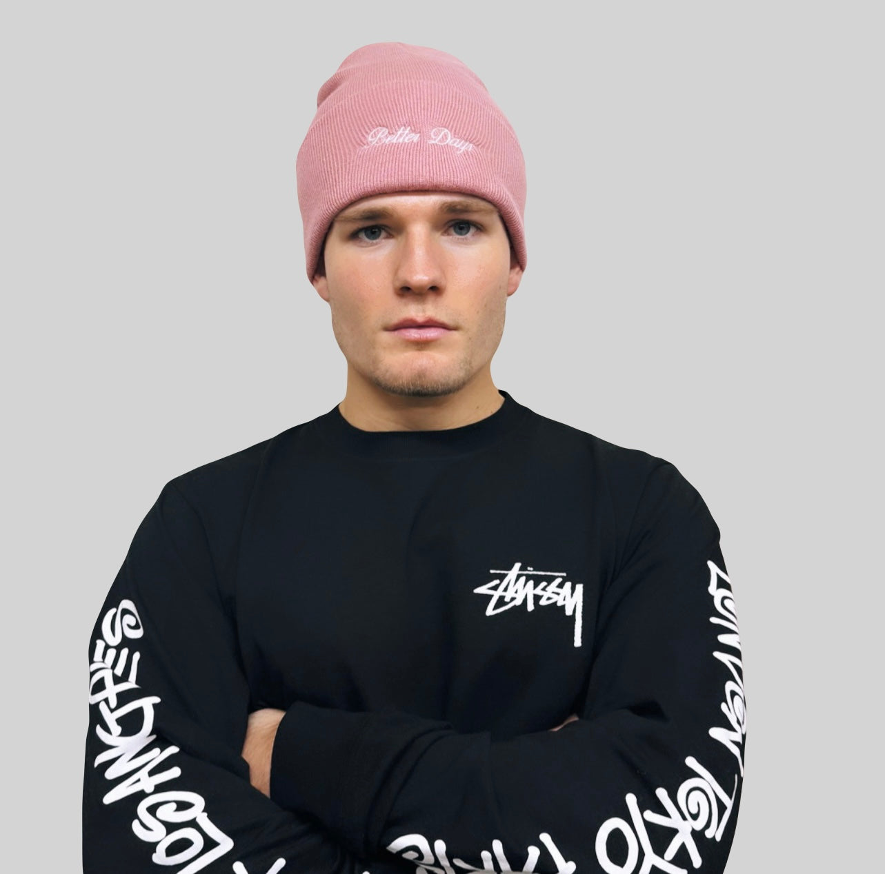 Knit Beanie Pink