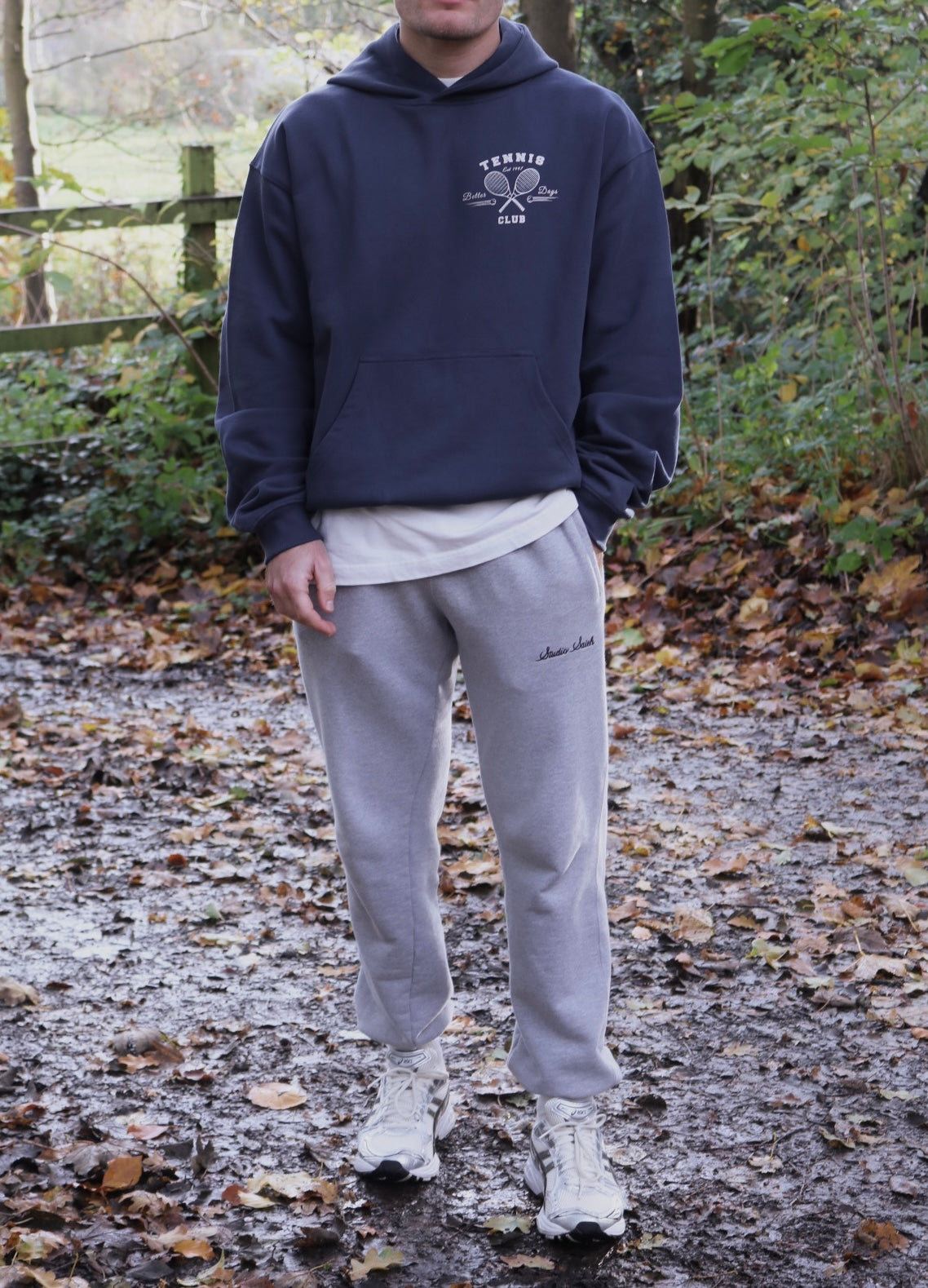 Tennis club Hoodie - Midnight Navy
