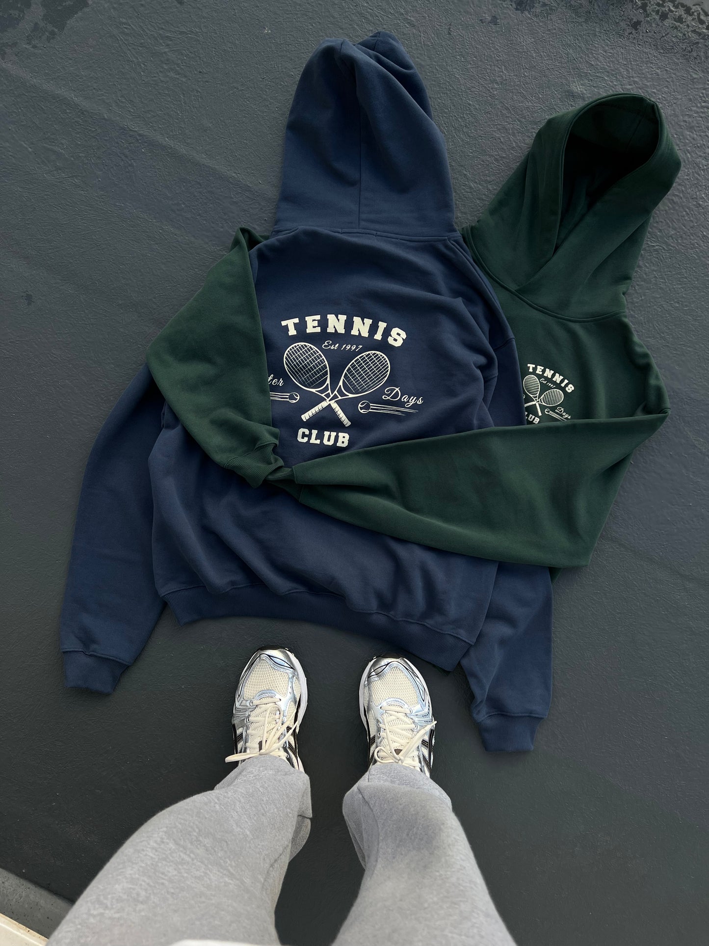 Tennis club Hoodie - Midnight Navy