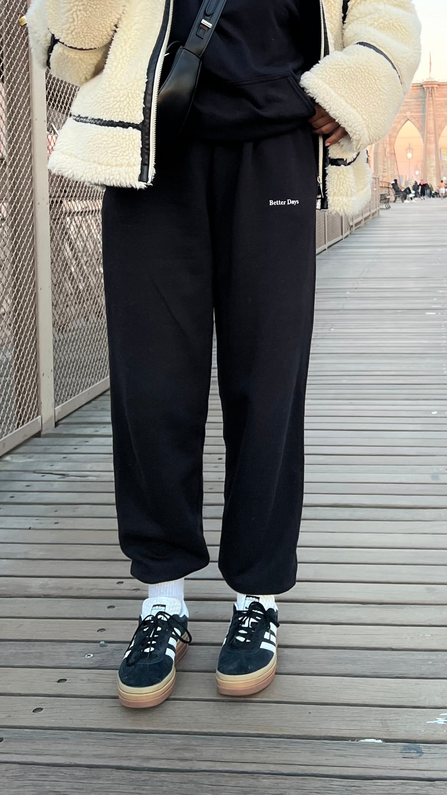 Jet Black Everyday sweatpants.