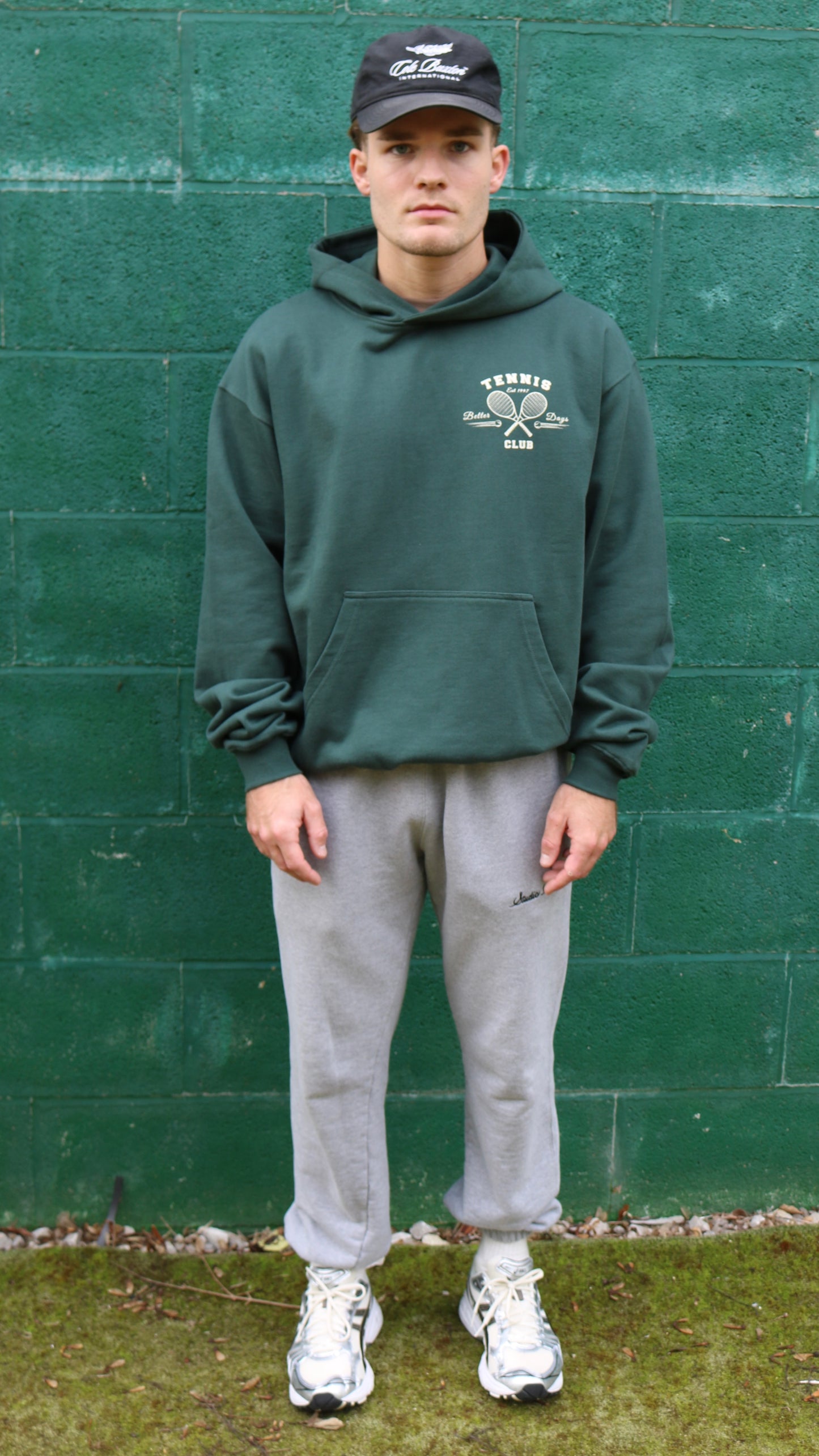 Tennis club Hoodie - Vintage Green