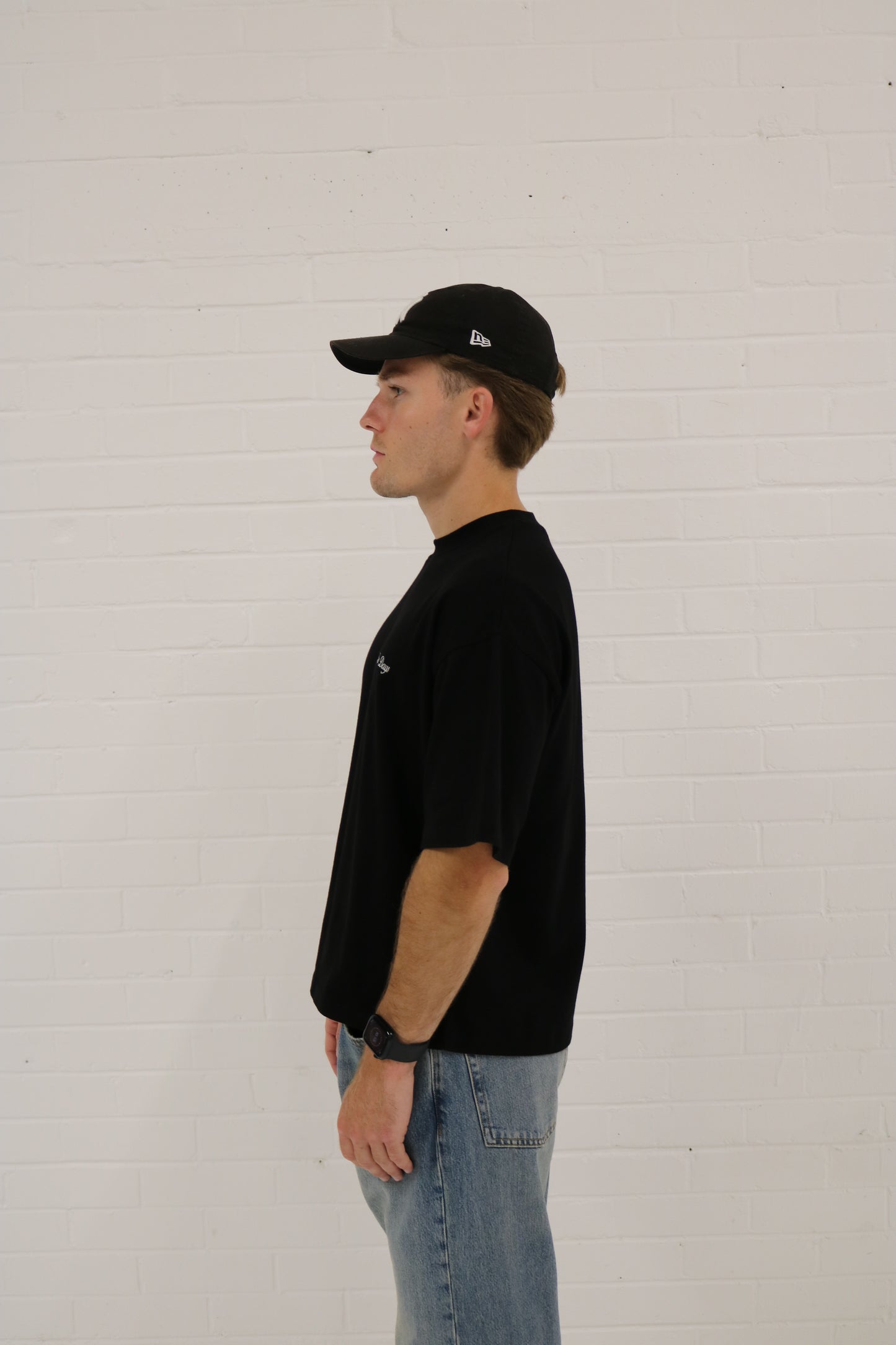 Oversized Boxy T - Jet Black