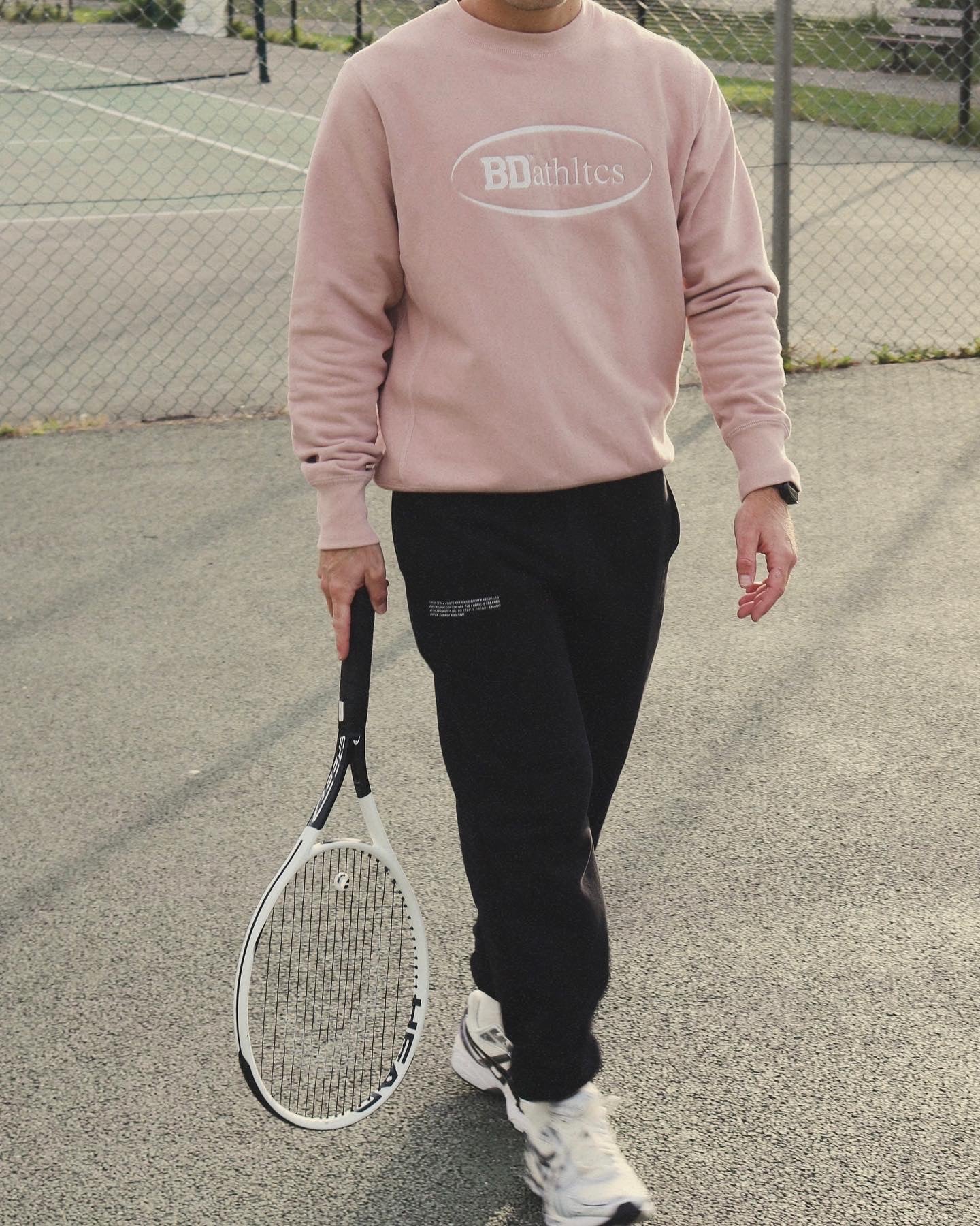 Vintage pink Athletics crewneck
