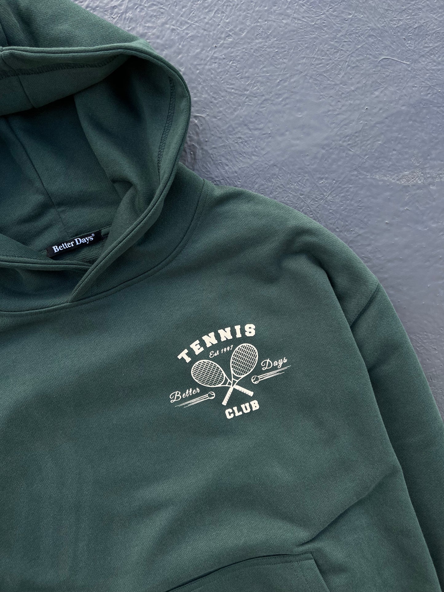 Tennis club Hoodie - Vintage Green