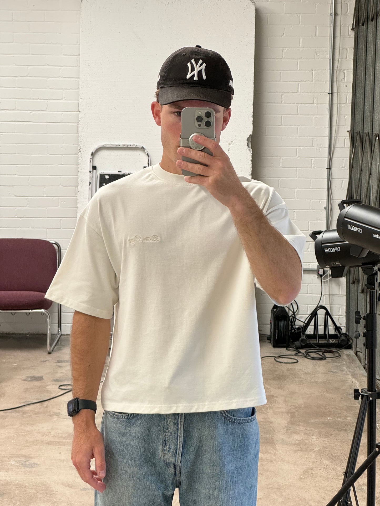 Oversized Boxy T - Vintage white