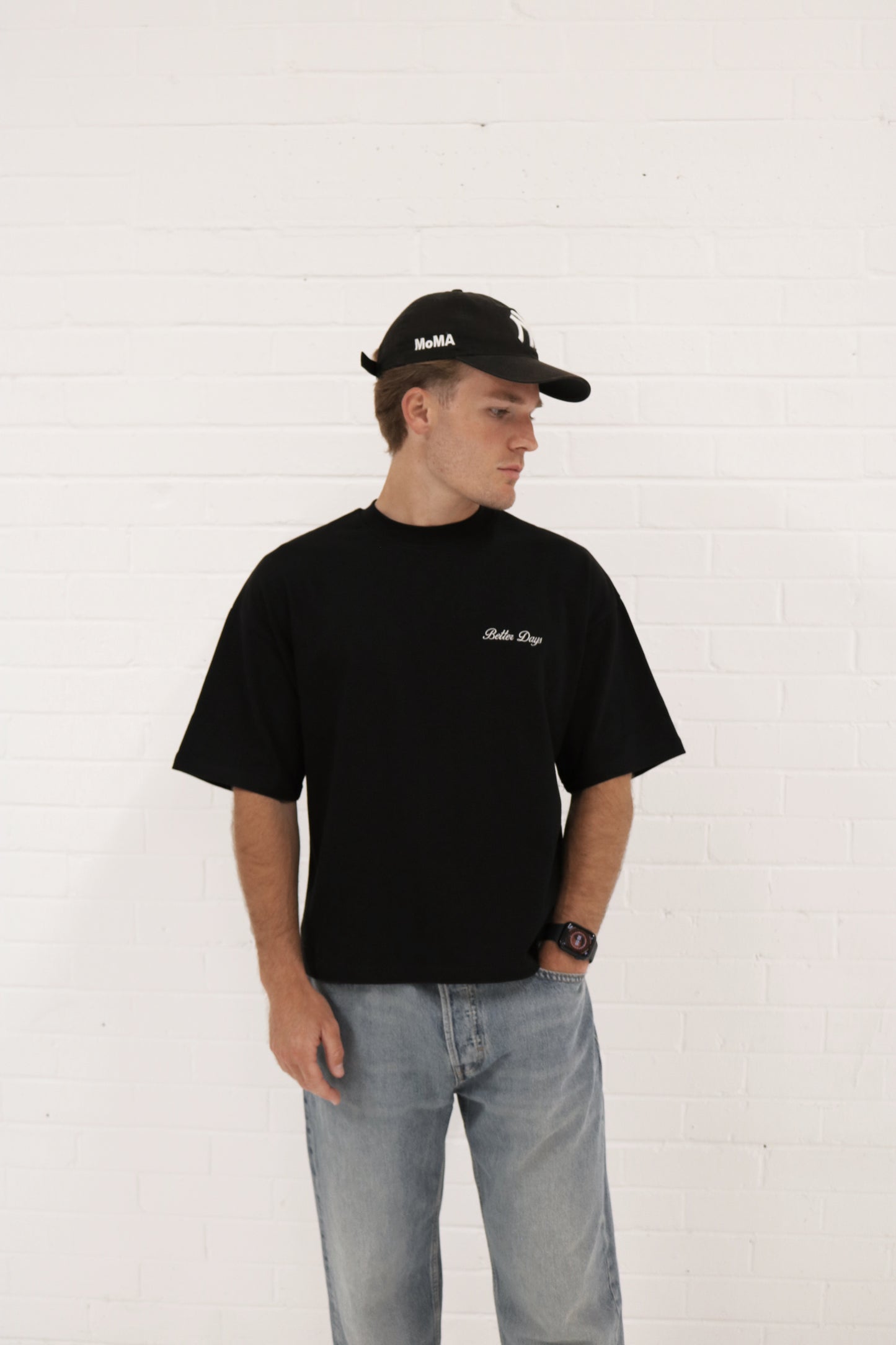 Oversized Boxy T - Jet Black