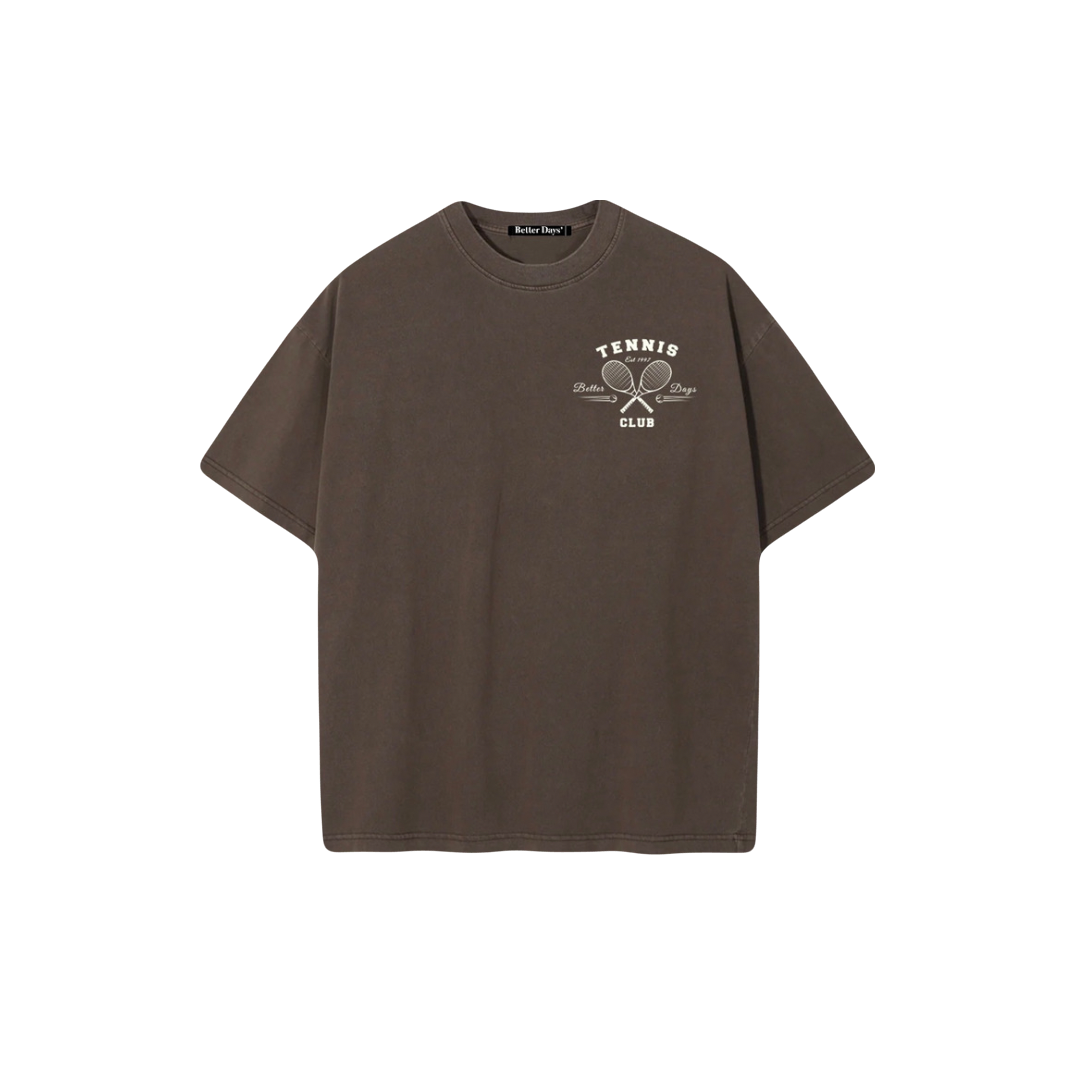 Tennis club T - Vintage Brown