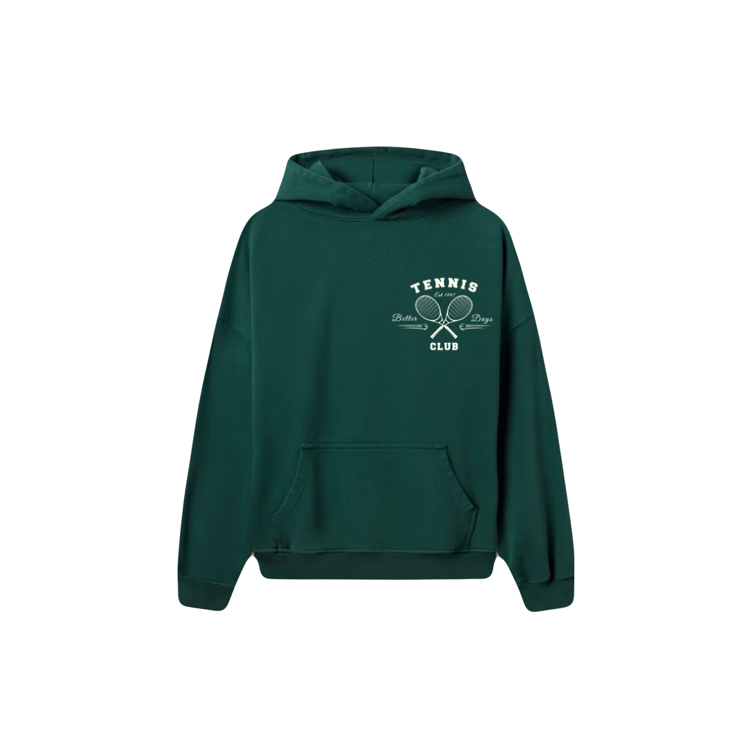 Tennis club Hoodie - Vintage Green