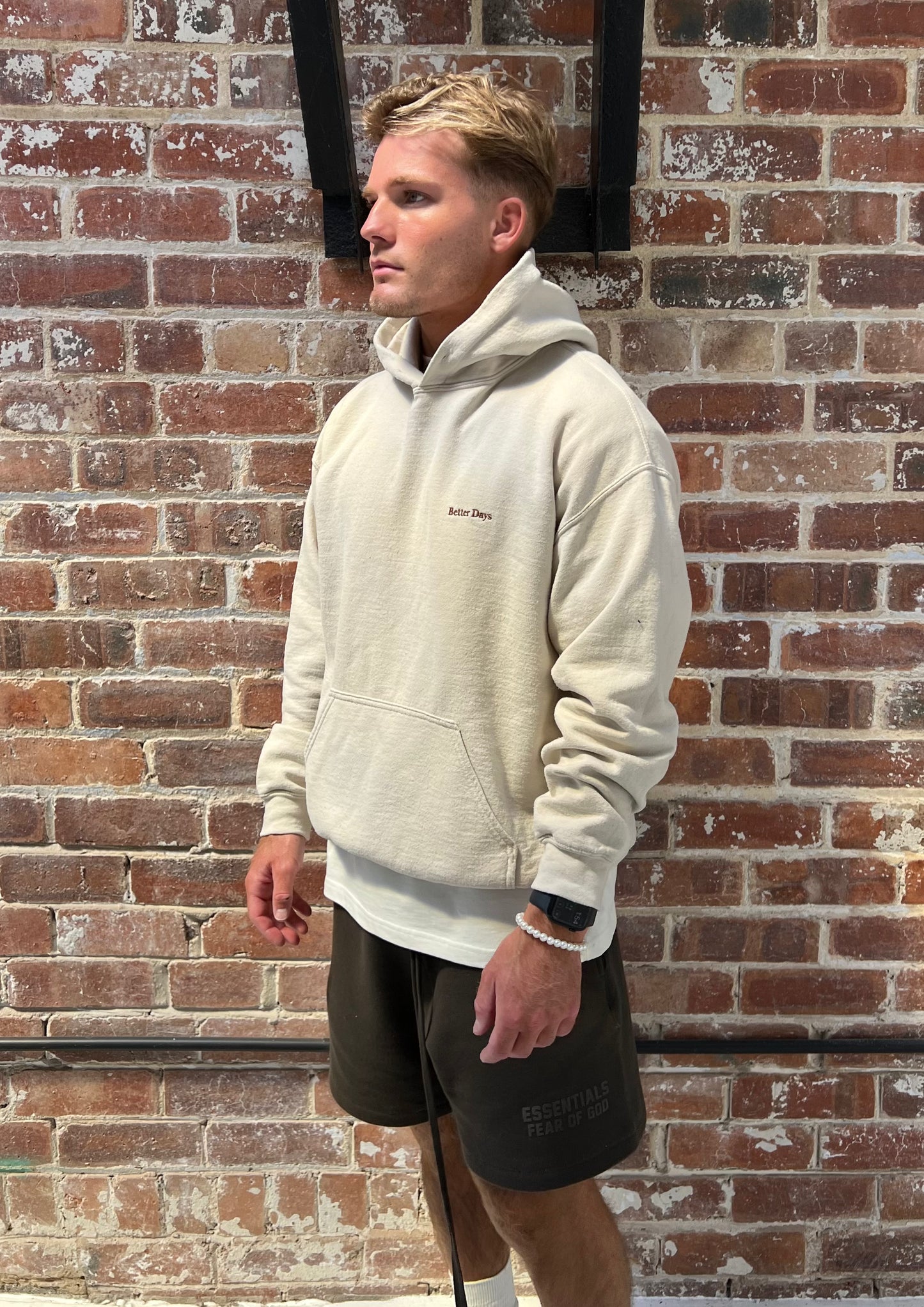 Beige Everyday hoodie