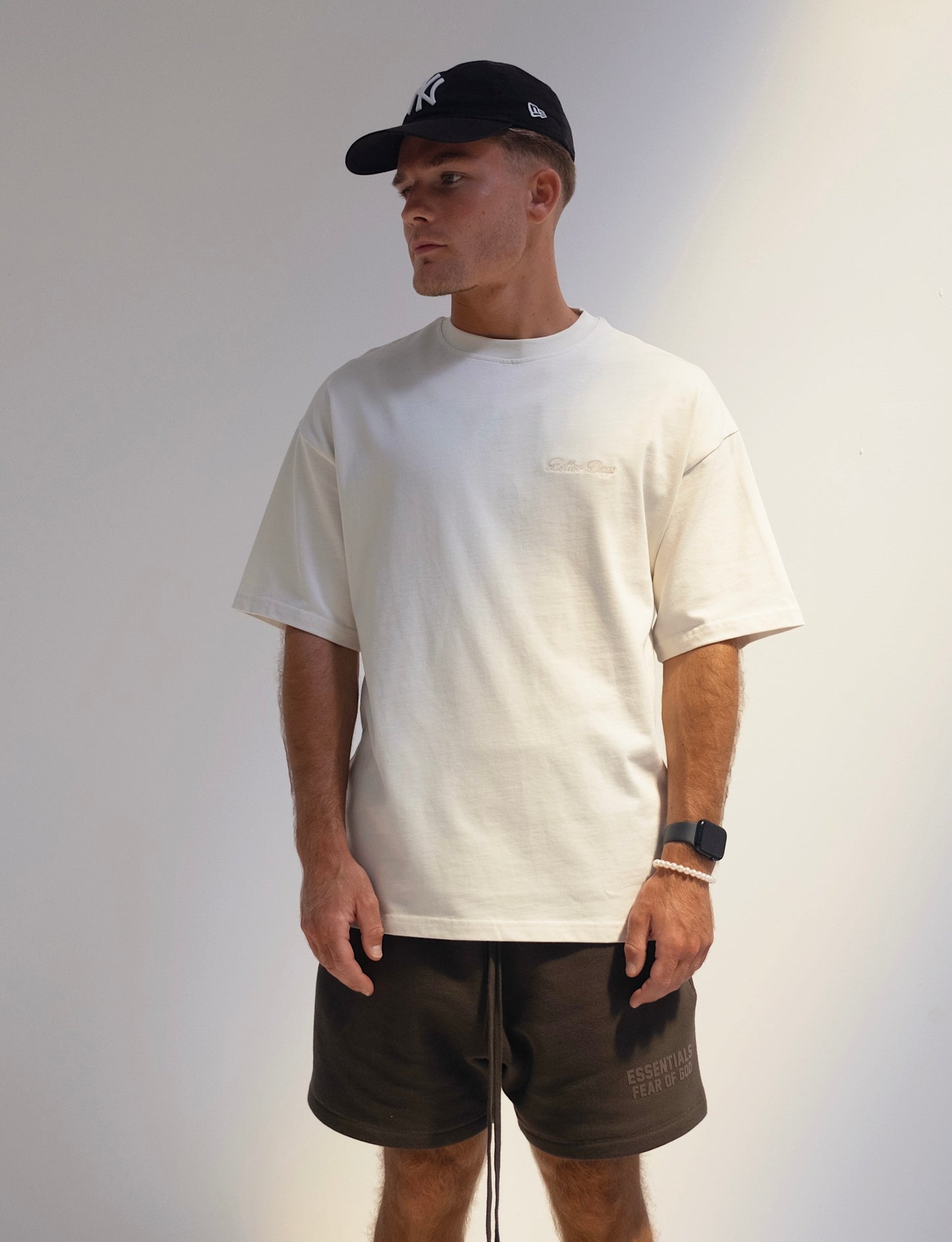 Vintage white Oversized basic T