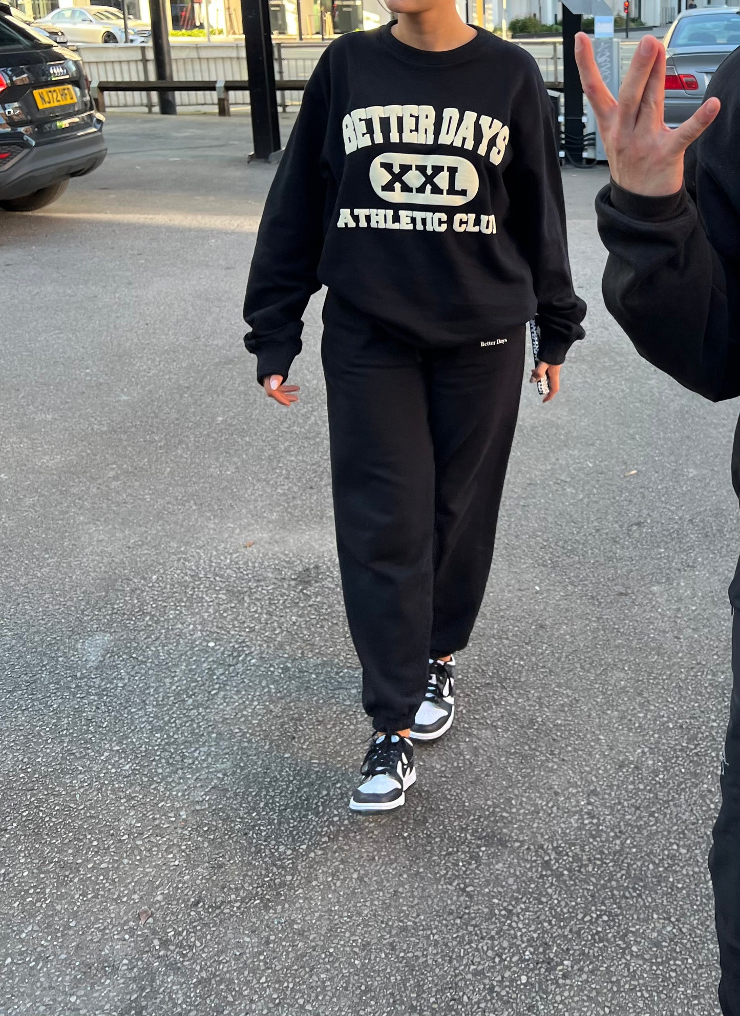 Jet Black Everyday sweatpants.