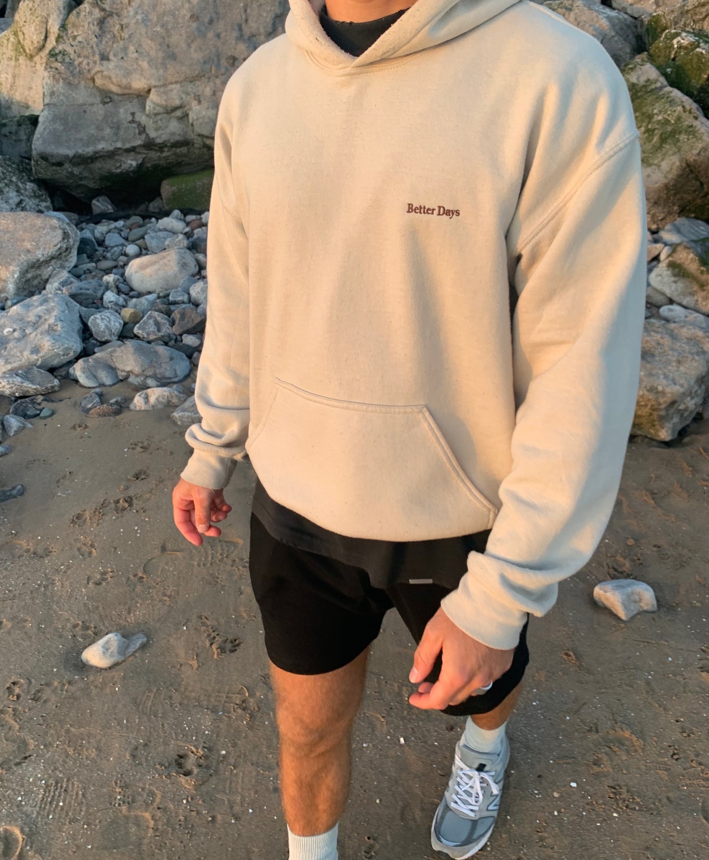 Beige Everyday hoodie