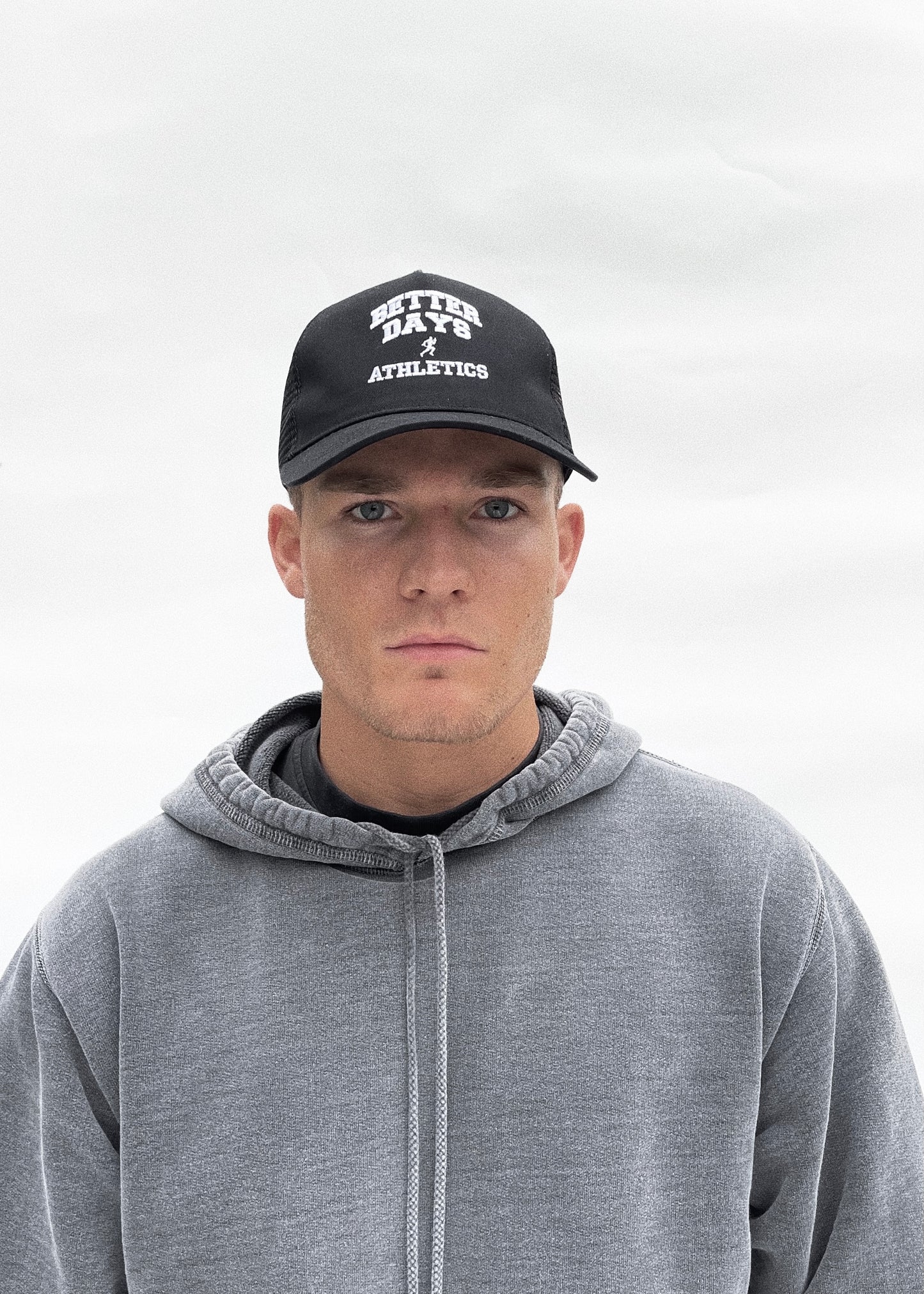 Black BD Athletics trucker cap
