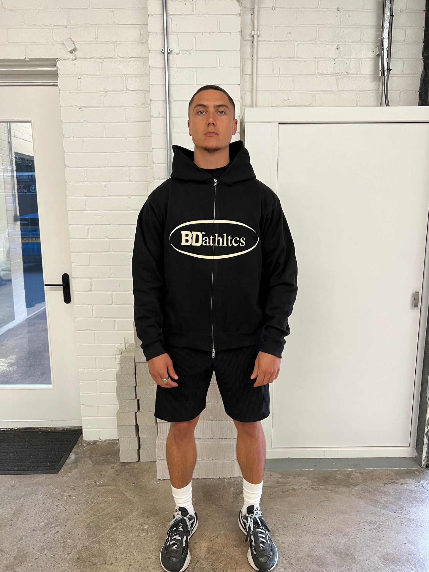 BD athletics zip through hoodie