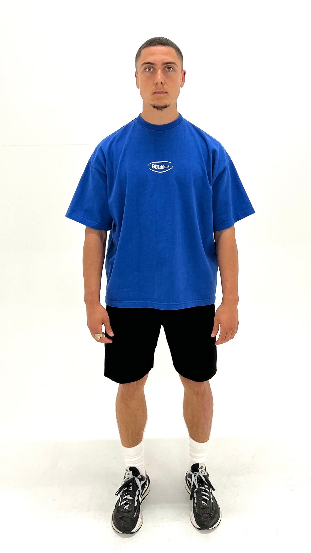 BD Athletics oversized T-shirt - Cobalt blue