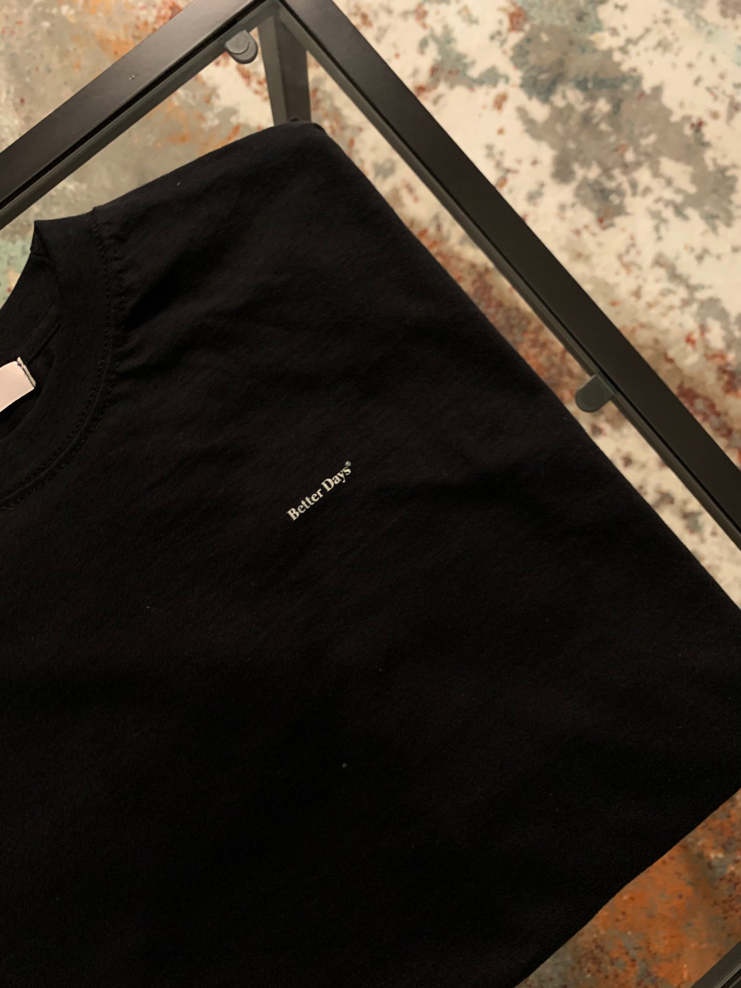 Black classic logo T-shirt