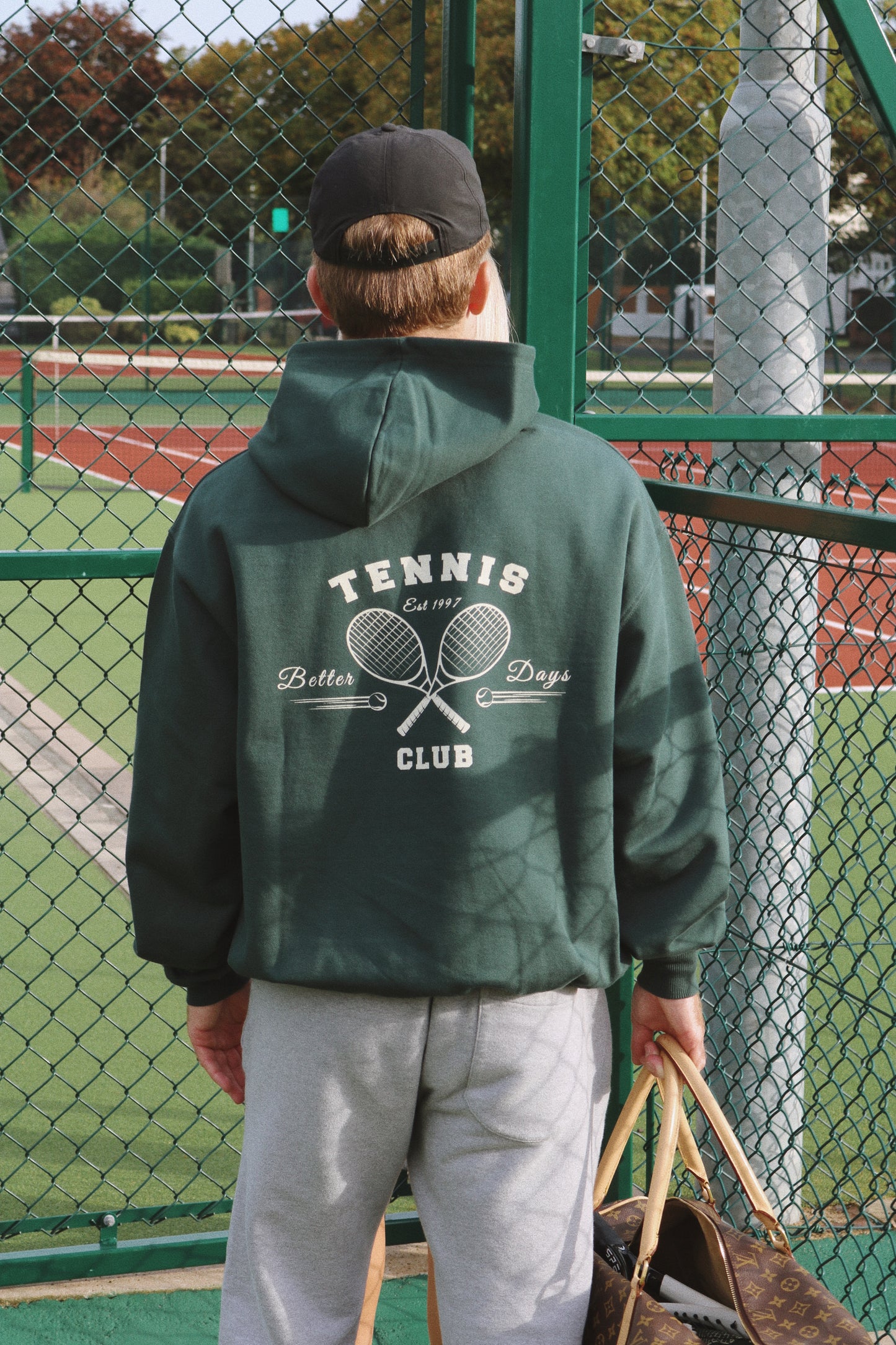 Tennis club Hoodie - Vintage Green