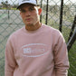 Vintage pink Athletics crewneck