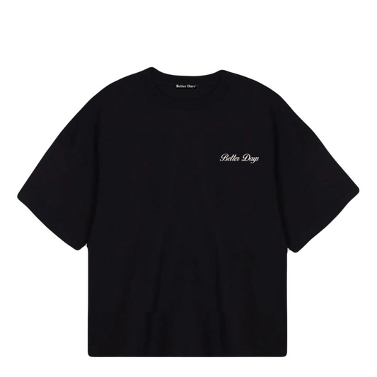 Oversized Boxy T - Jet Black