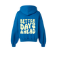 Retro Puff Print Hoodie - Cobalt Blue (Coming soon)