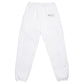 Wave logo white sweatpants
