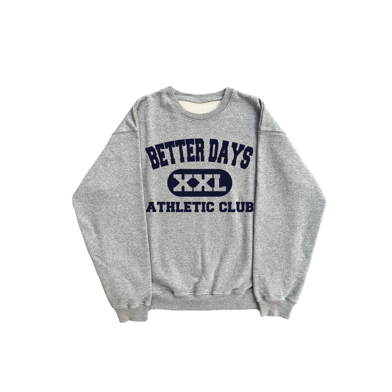 BD Athletic club heavyweight sweatshirt - Marl Grey