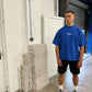 BD Athletics oversized T-shirt - Cobalt blue