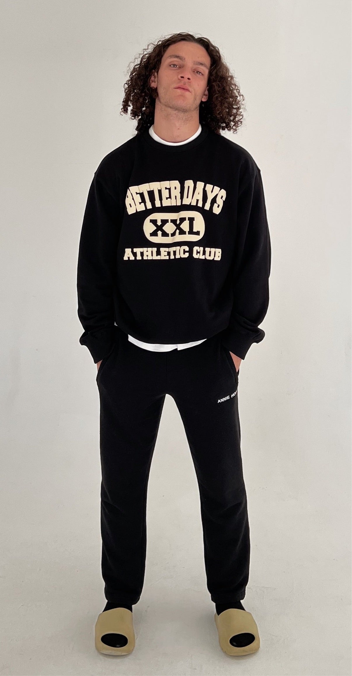 BD Athletic club heavyweight sweatshirt - Jet Black (pre order)
