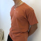 Better Days oversized washed orange T shirt